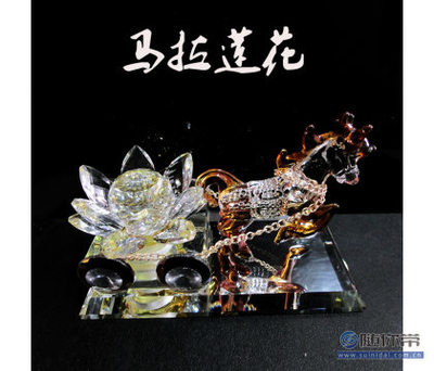 【皓宇汽車用品水晶馬拉蓮花香水座】—— 車內(nèi)擺件與工藝禮品的完美融合